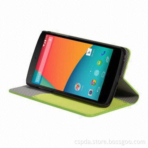 New Design Wallet Leather Mobile Case for Google 5 with Name Card, Stand Function